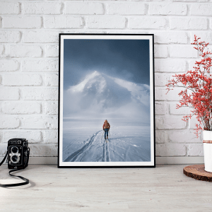 Jean sur le chemin du Mont-Blanc