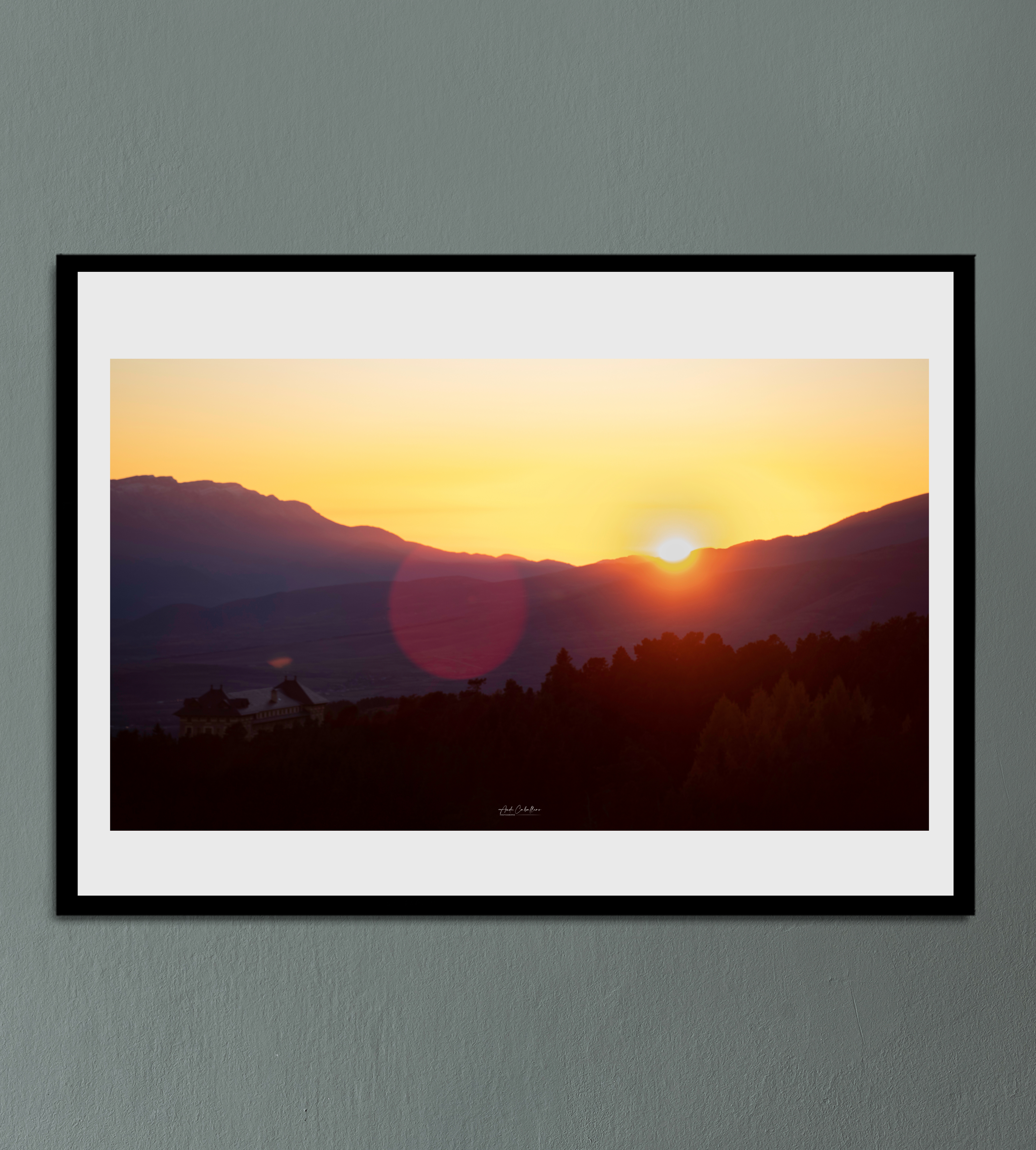 Sunset sur la Cerdagne