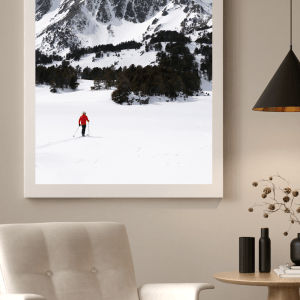 Ski sur le lac des Campos